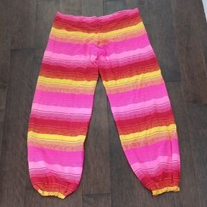 Colourful Sheer Mesh Coverup Beach Swim Pants ❤️